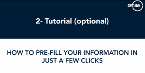 Tutorial how to pre-fill your information